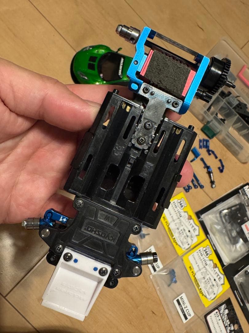 京商 MR-03 Evo W-MML 8500kv赤◆フルオプ◆アルミ、付属多数