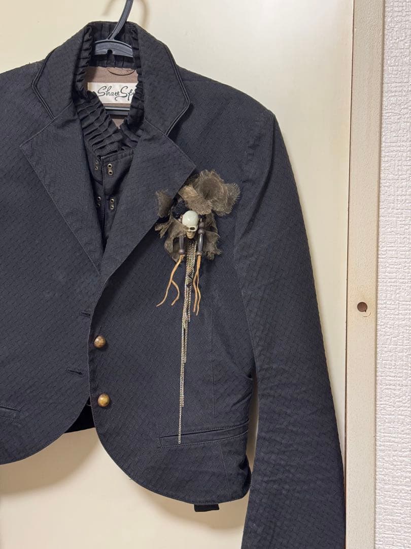 シェアースピリット スカルデザイン コサージュ