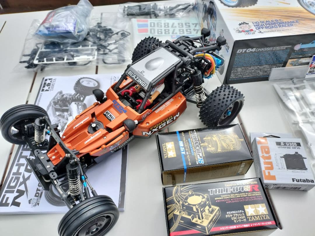 タミヤ　ファイターネクスジェン　未走行　　フルオプション　組立調整済アンプサーボ
