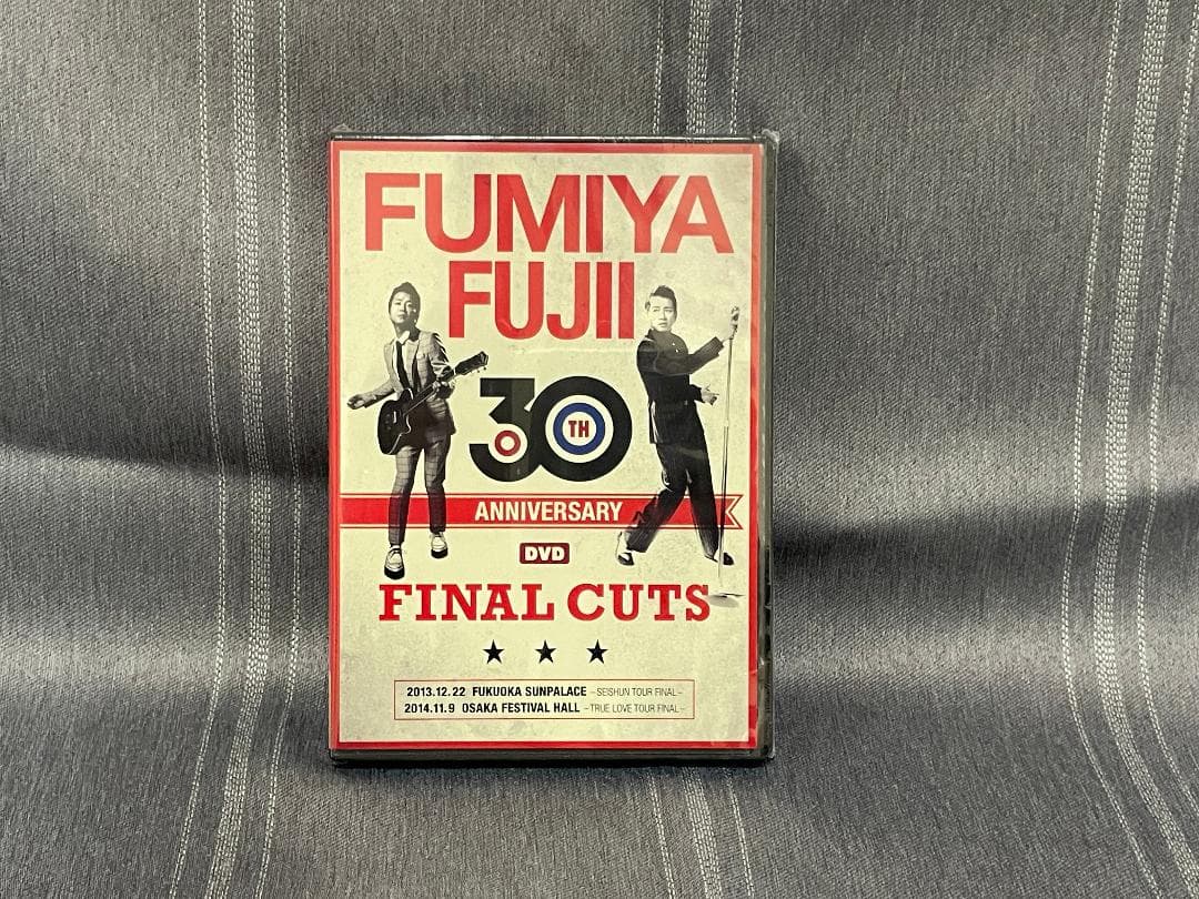 未開封・藤井フミヤ 30TH ANNIVERSARY FINALCUTS DVD