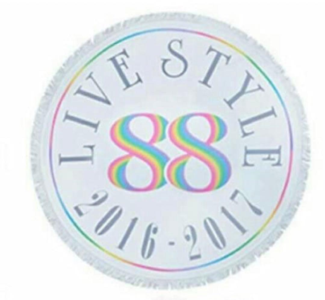 安室奈美恵 ラウンドタオル LIVESTYLE 88