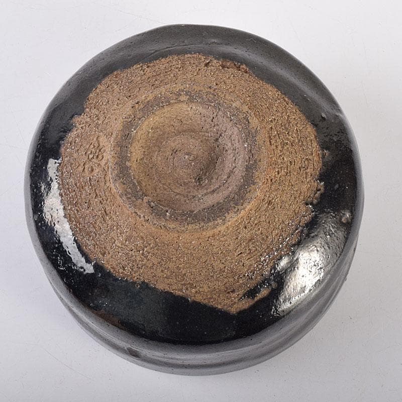 茶道具　楽吉左衛門　黒楽茶碗　C　6928