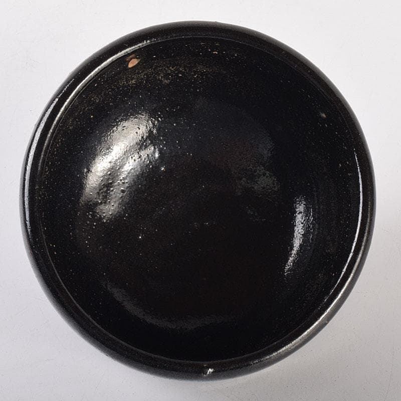 茶道具　楽吉左衛門　黒楽茶碗　C　6928