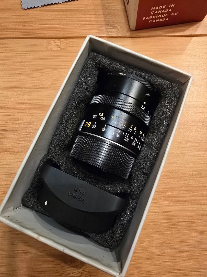 元箱付き Leica Elmarit M 28mm f2.8 11804