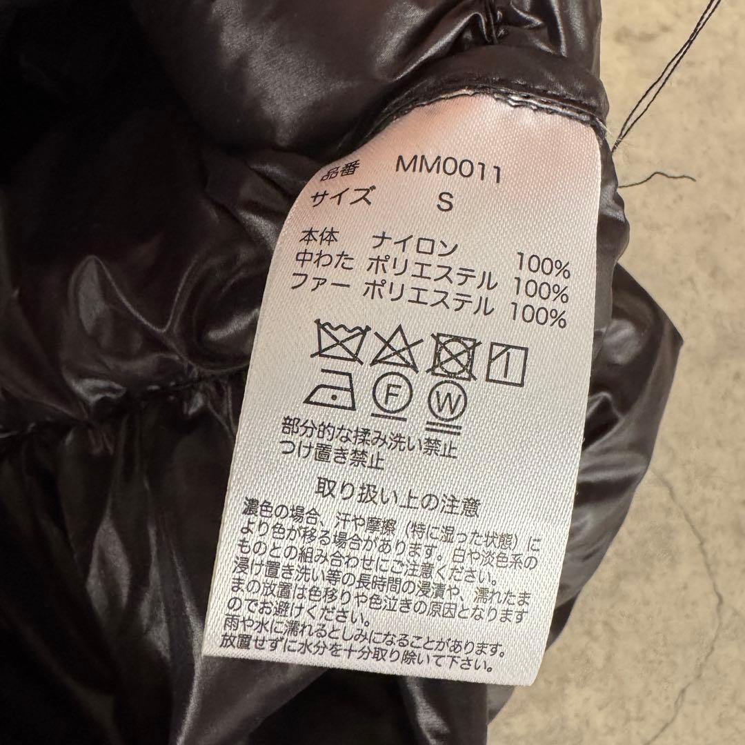 【新品未使用・タグ付き】2002 King Fur Down Vest sサイズ