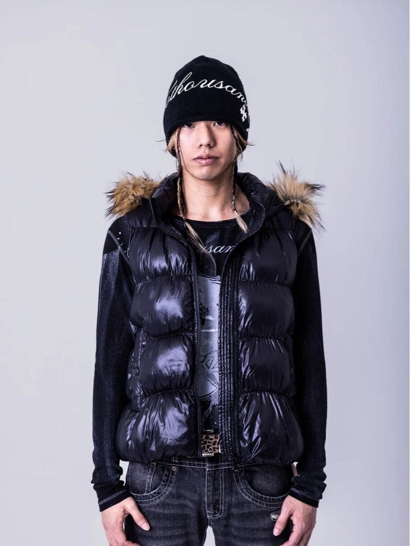 【新品未使用・タグ付き】2002 King Fur Down Vest sサイズ