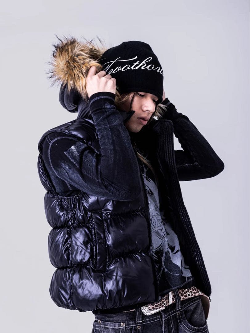 【新品未使用・タグ付き】2002 King Fur Down Vest sサイズ