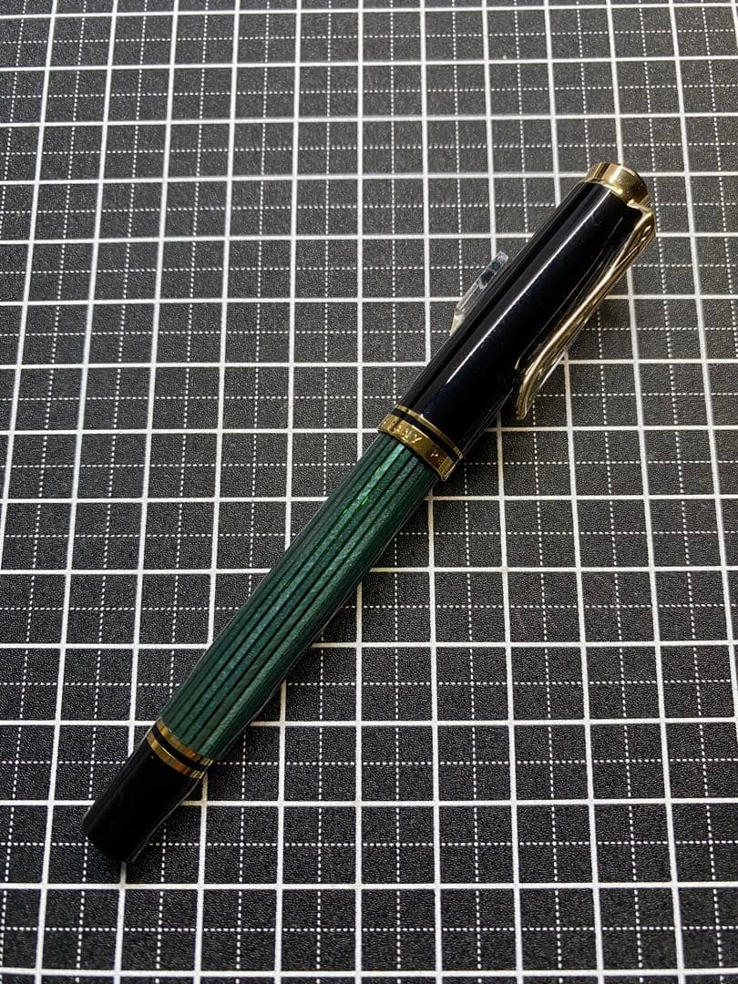 筆記具 PELIKAN Souveran M300 Green-Stripe FP
