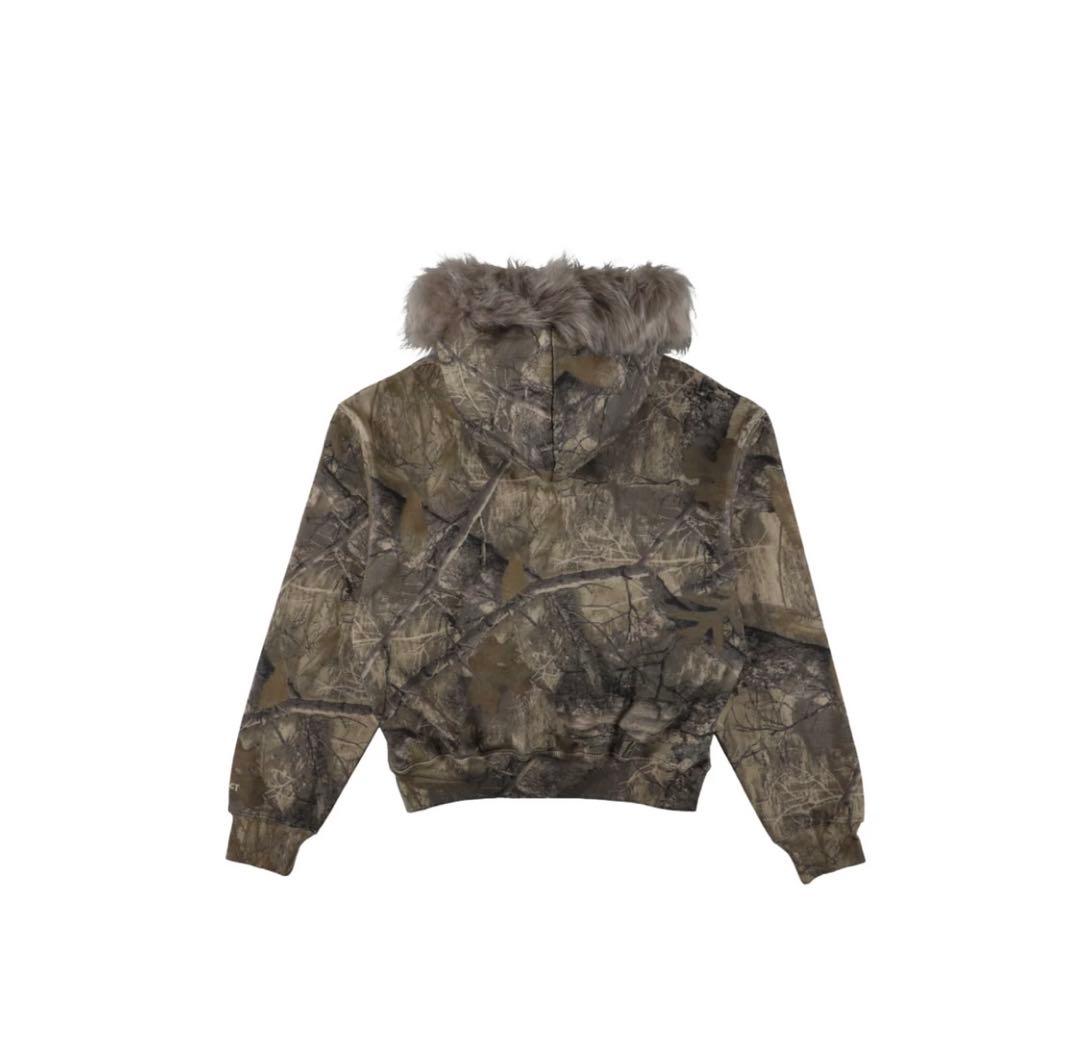 トップス 9/S PROJECT FUR ZIP HOODIE - REALTREE M