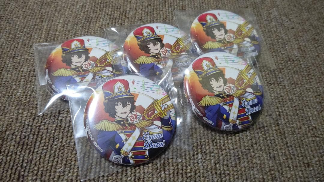 文豪ストレイドッグス　文スト　文マヨ　缶バッジ　音楽隊　太宰治