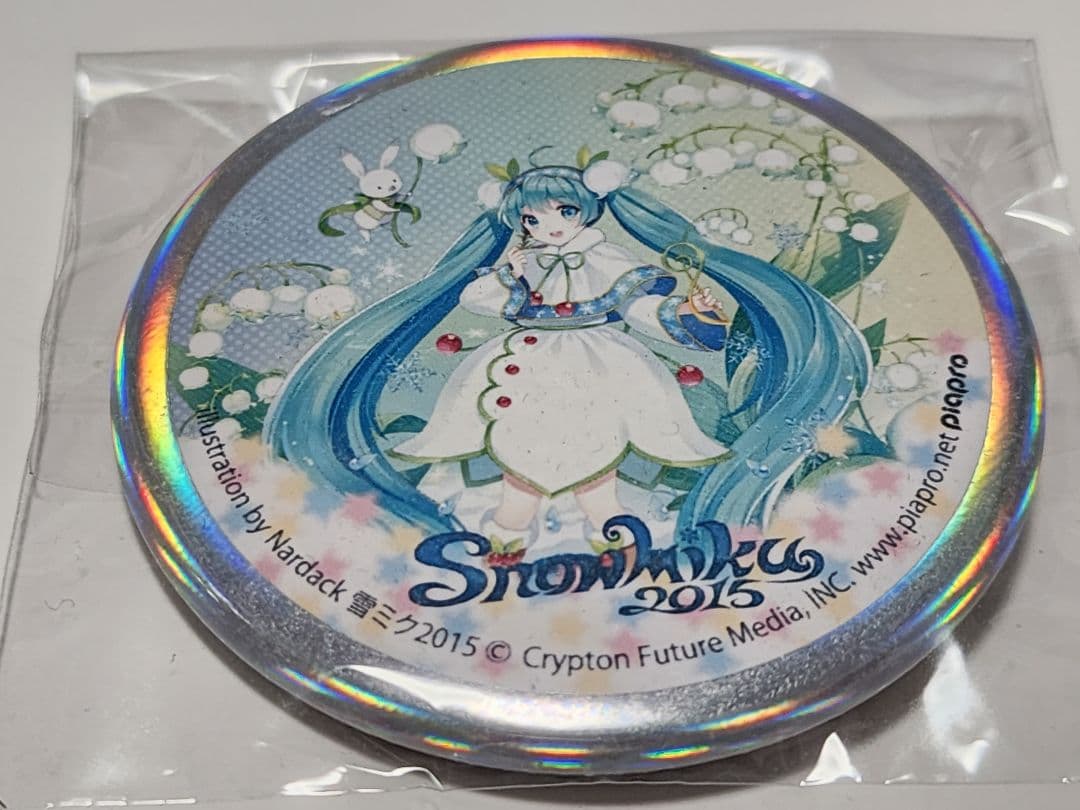 MIKU 雪ミク 2015 缶バッジ メインビジュアル