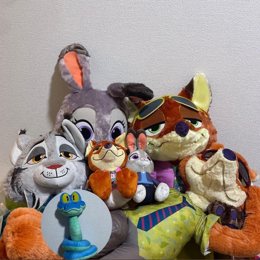 新品　ズートピア　ぬいぐるみ　6点セット