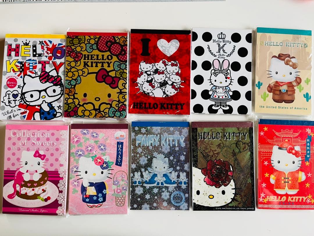 【57冊】サンリオ ハローキティ メモ帳 まとめ売り