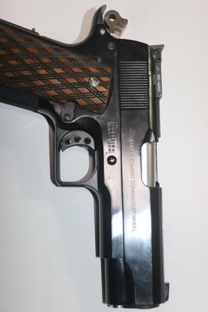 超希少ウェスタンアームズABS樹脂製モデルガン コルトトコマンダーカスタム合法品