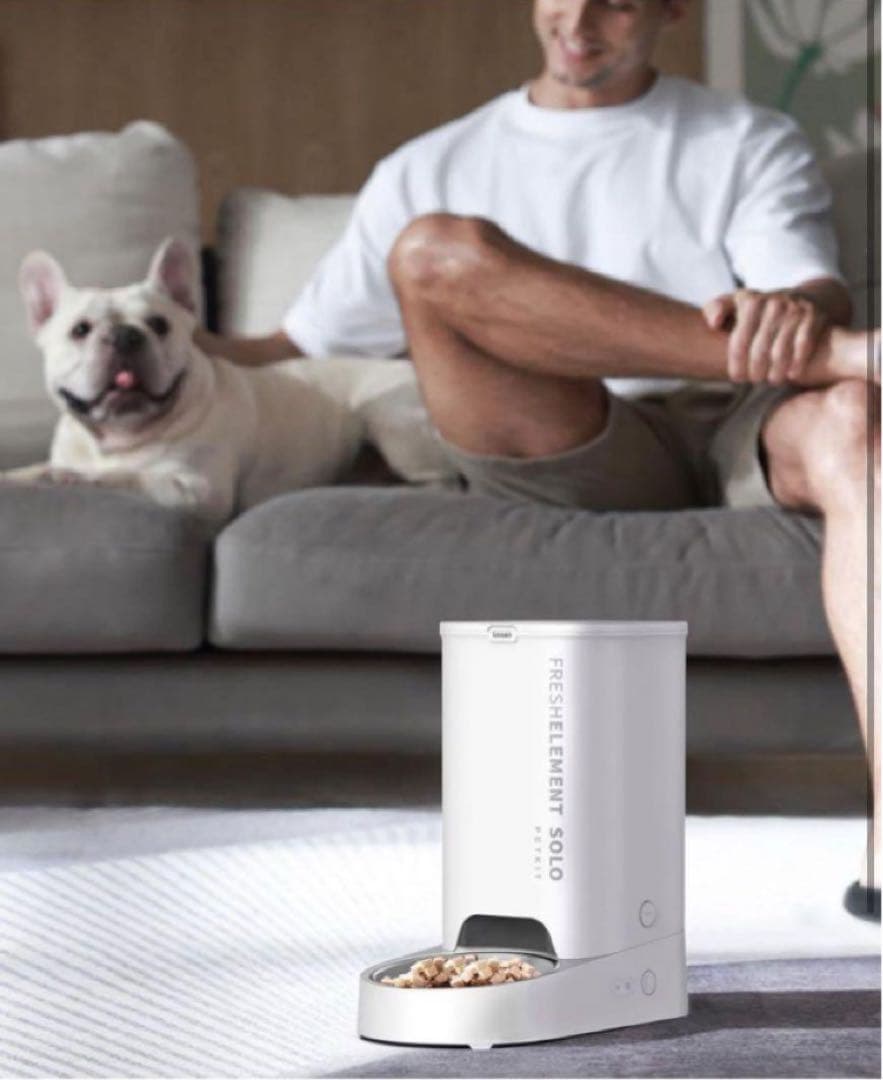 自動餌やり器 フードストッカー ペット 犬 猫 エサ イヌ ネコ 手動給餌可