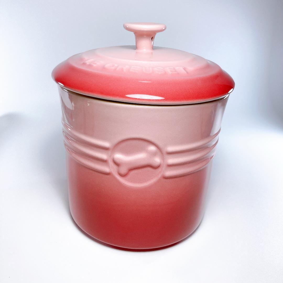 ル・クルーゼ フードコンテナ ナチュラルピンク　|2957|