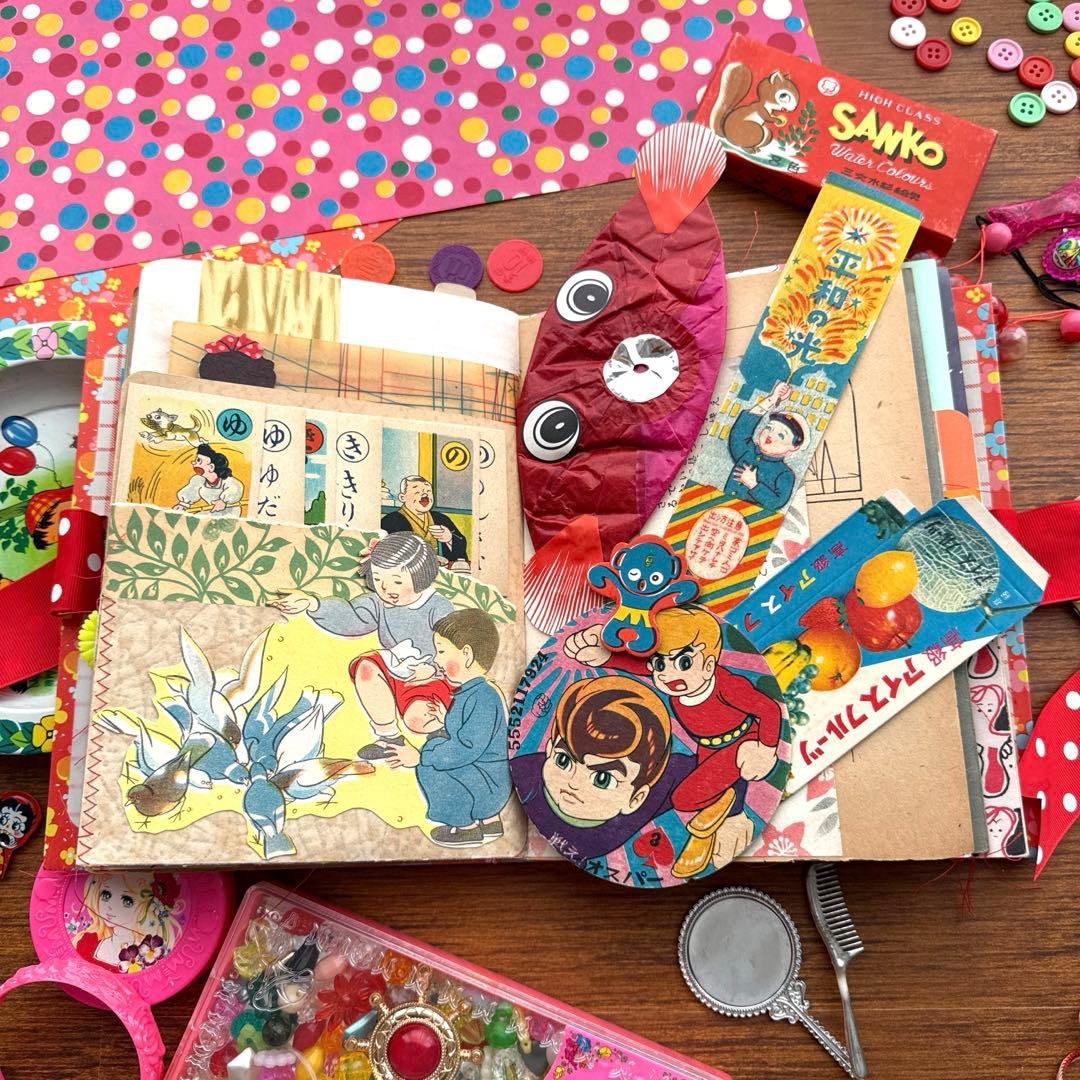 【RIkA】 昭和レトロ ジャンクジャーナル ラベル 紙モノ