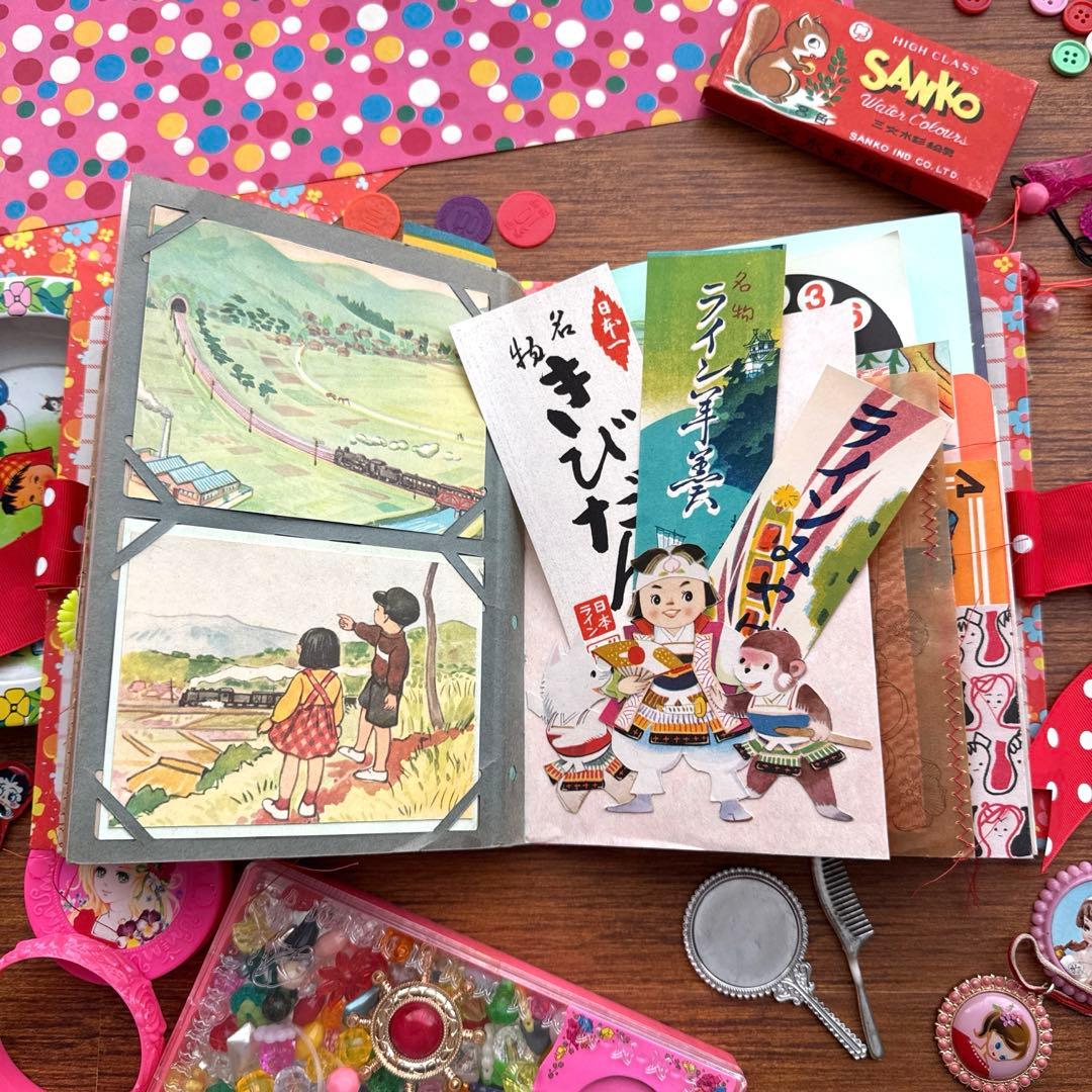 【RIkA】 昭和レトロ ジャンクジャーナル ラベル 紙モノ