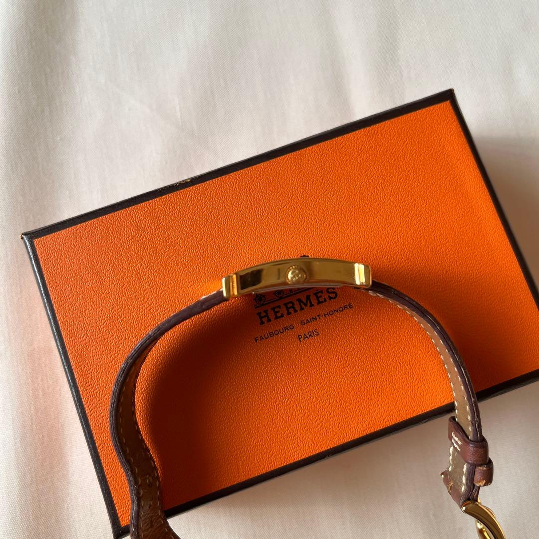 エルメスHウォッチ　キャメル　腕時計