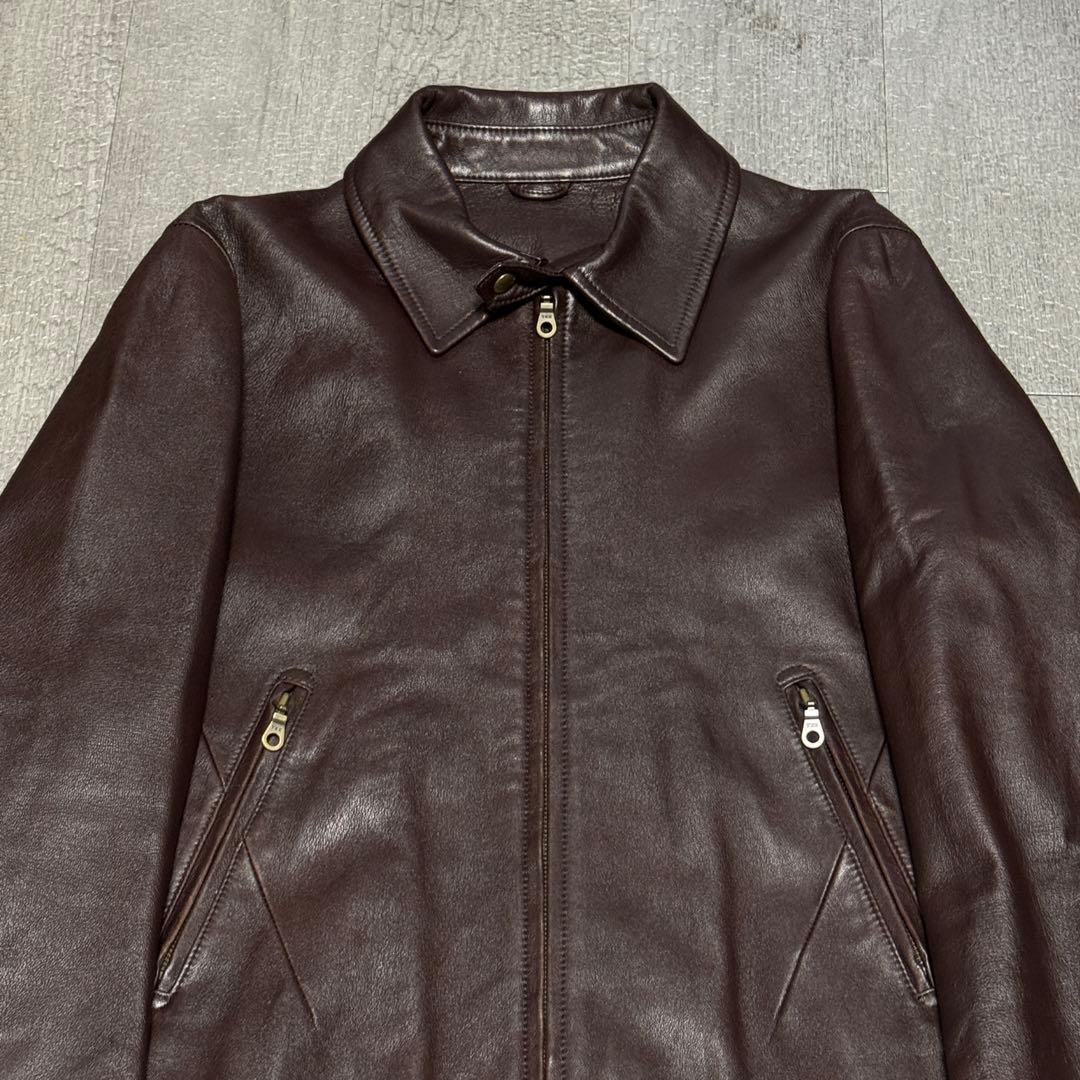 80s 90s vintage レザー スイングトップ 羊革 上質 アーカイブ