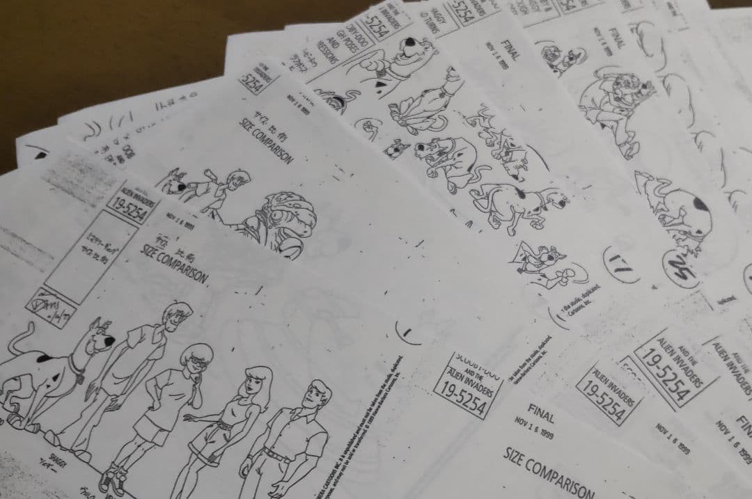 スクービードゥー　設定資料