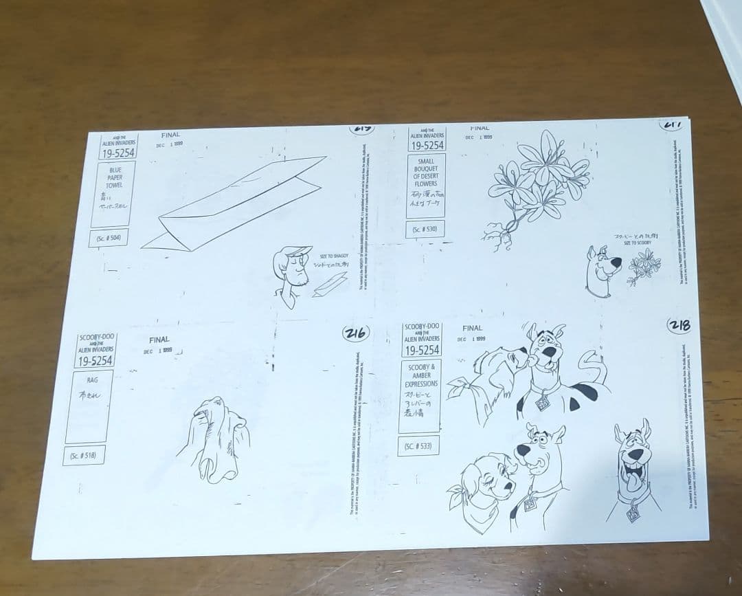 スクービードゥー　設定資料