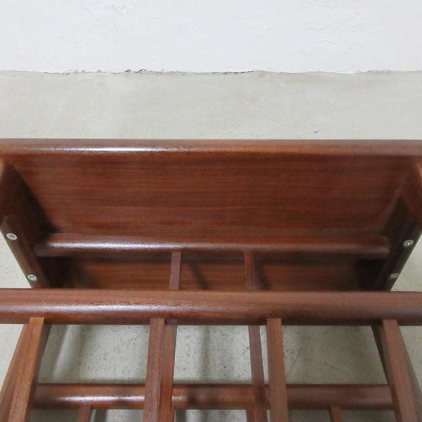 イギリス ビンテージ 家具 マガジンラック 新聞入れ 収納 英国 6087e