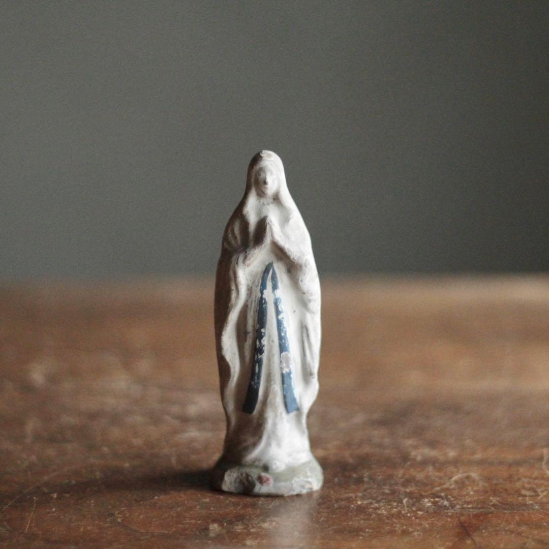 土人形 マリア像 オブジェ 古道具 アンティーク