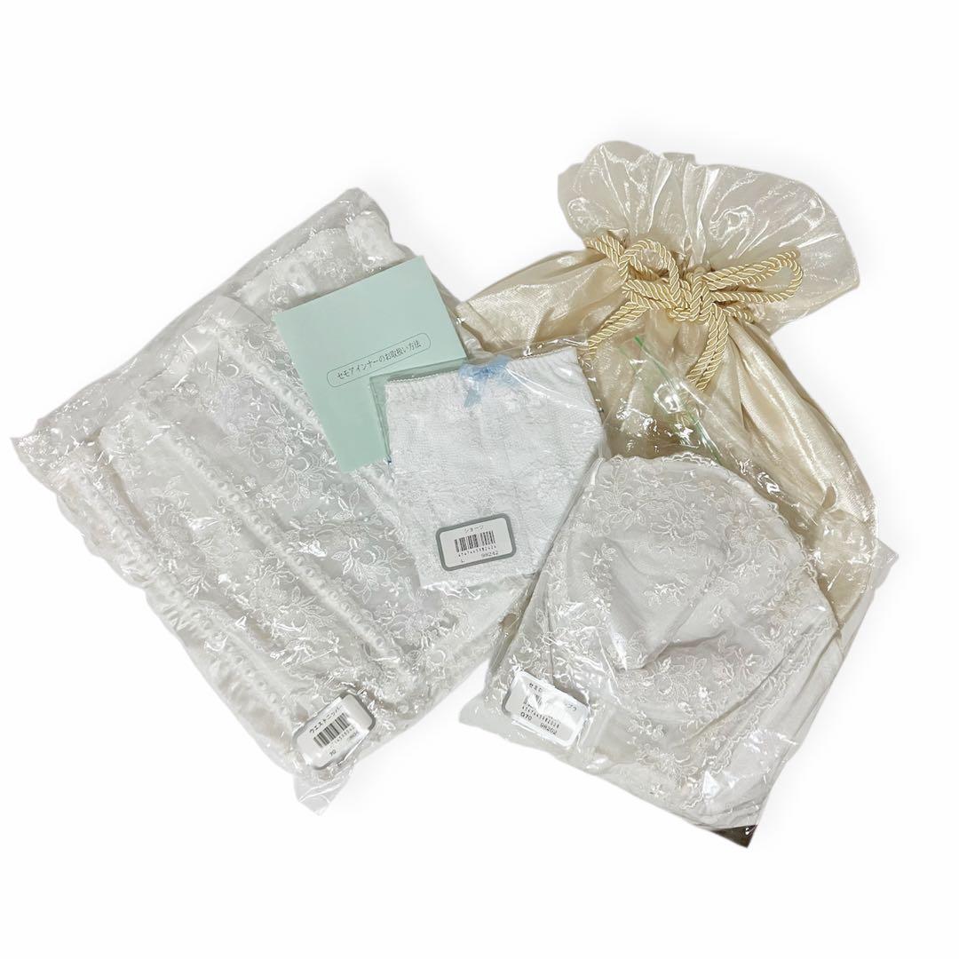 セモア ブライダルインナー ブラジャー ウエストニッパー ショーツ G70 L