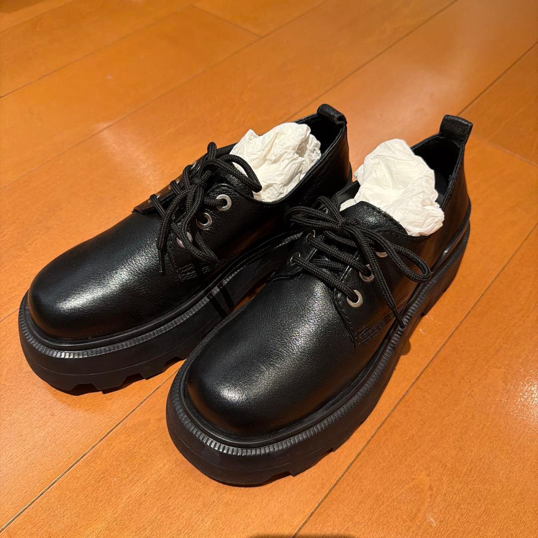 新品未使用！アミパリス　ラグソールダービーシューズ