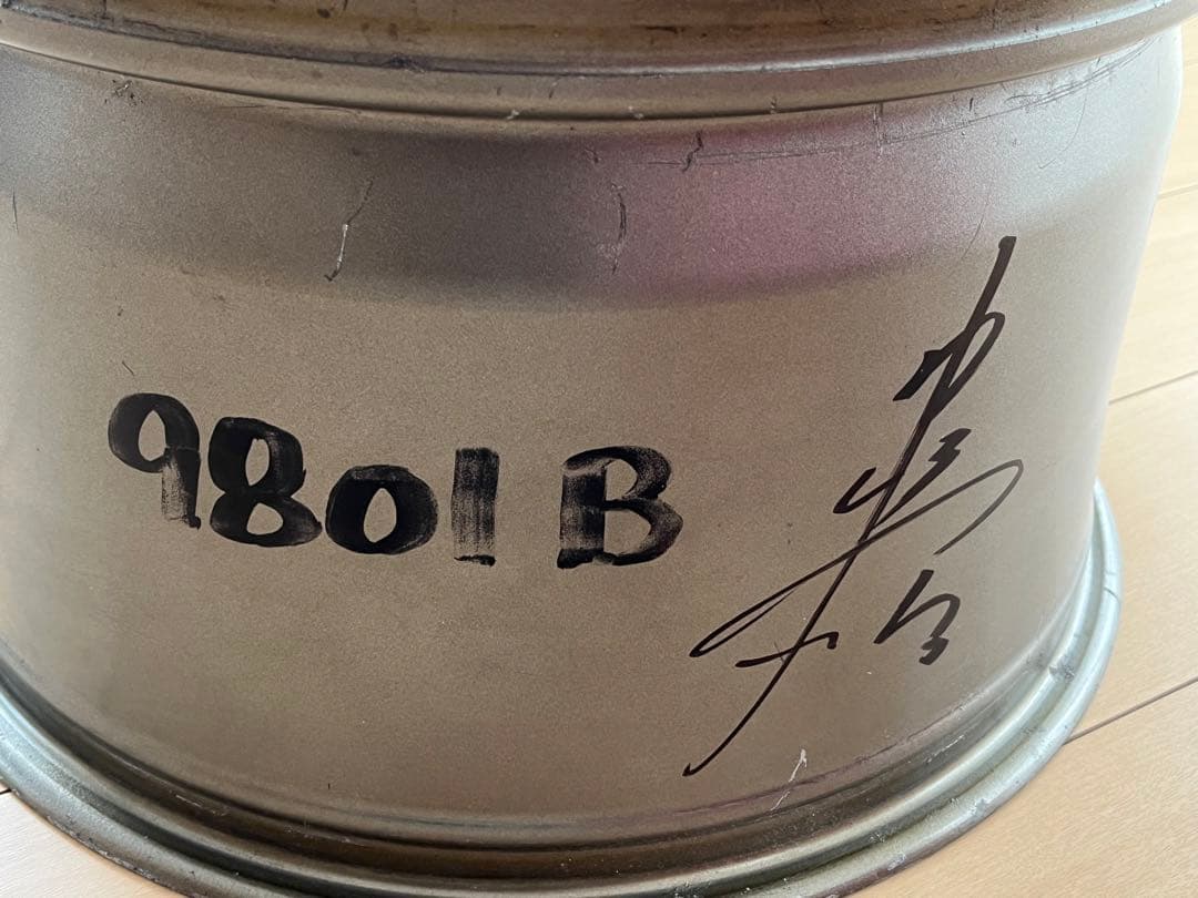 中嶋悟 直筆サイン入り NAKAJIMA RACING 実使用品