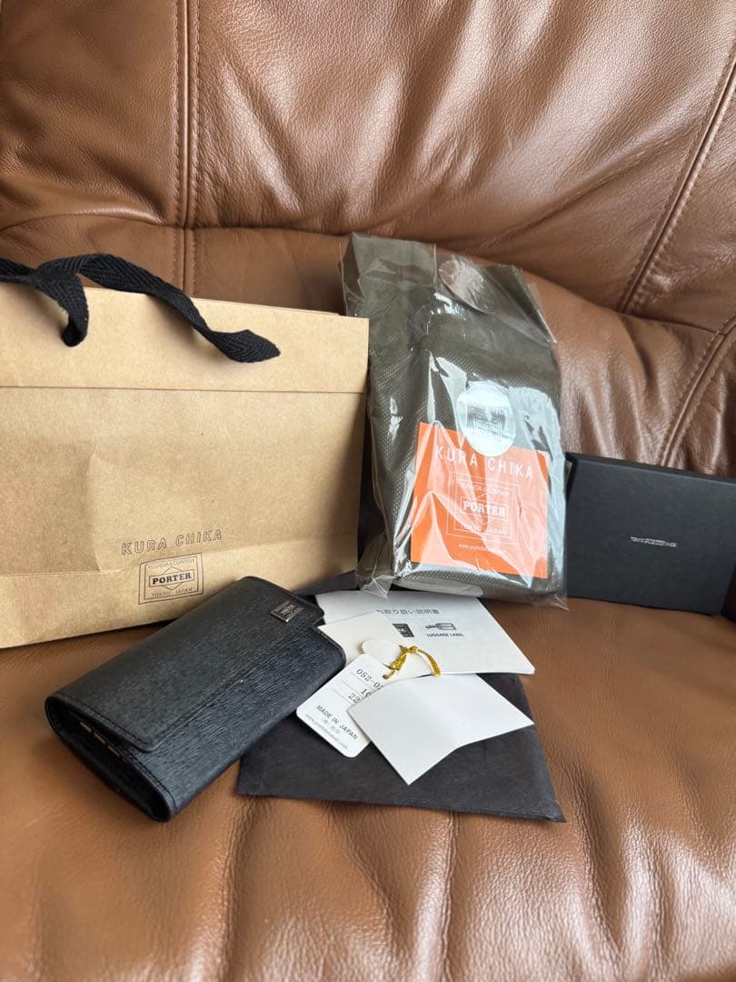 PORTER ブラック レザー キーケース　新品未使用