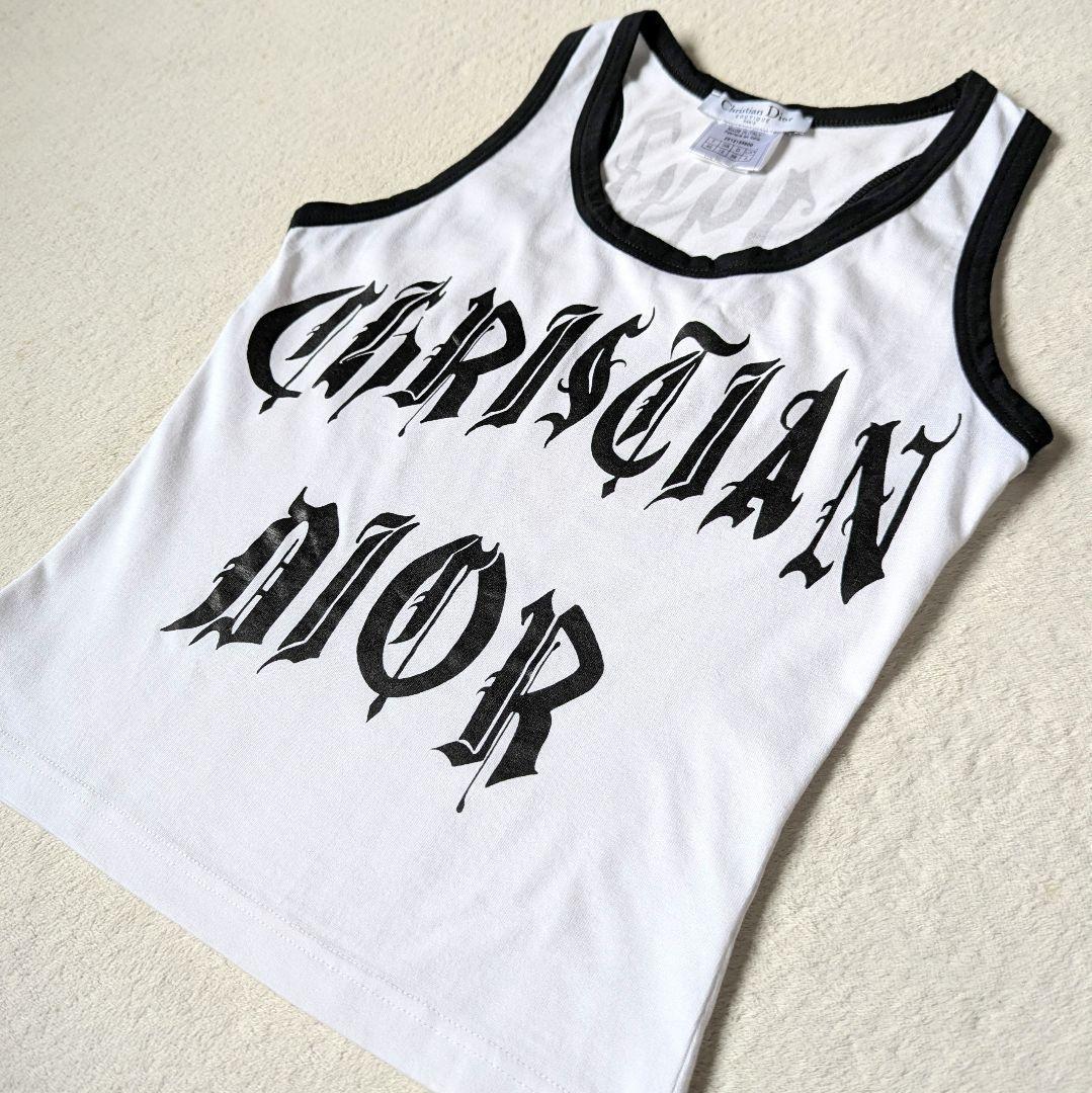 【人気モデル】 クリスチャン ディオール タンクトップ 1947 サイズ40 白