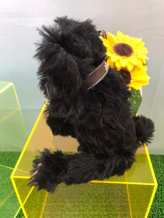 国内作家様の可愛い黒猫ゃんテディ5ジョイント　アンティーク品