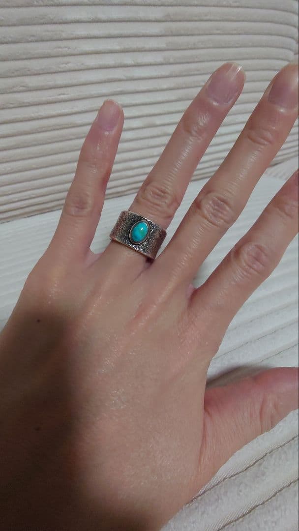 ダリルビゲイ　ターコイズリング　トゥファスキャスト