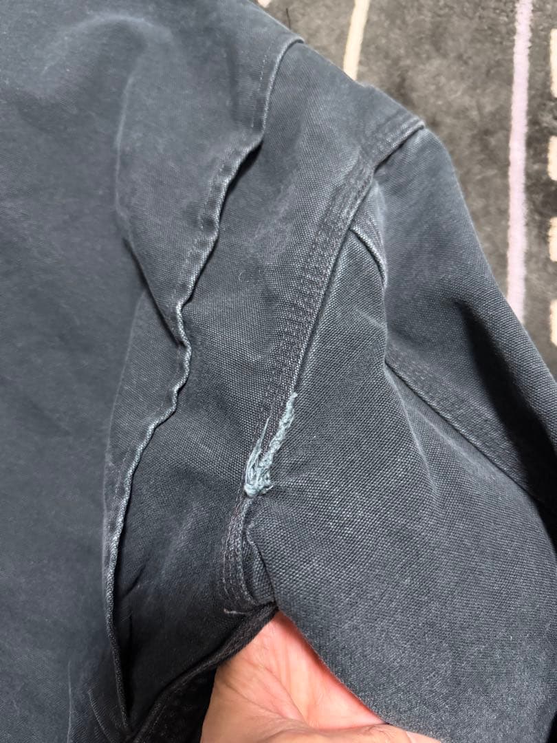 ‼️フェード カーハート デトロイトジャケット J01 BLK レアサイズ