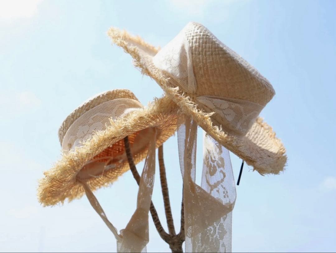 【ほぼ未使用】SÜB suess Straw Hat 親子セット