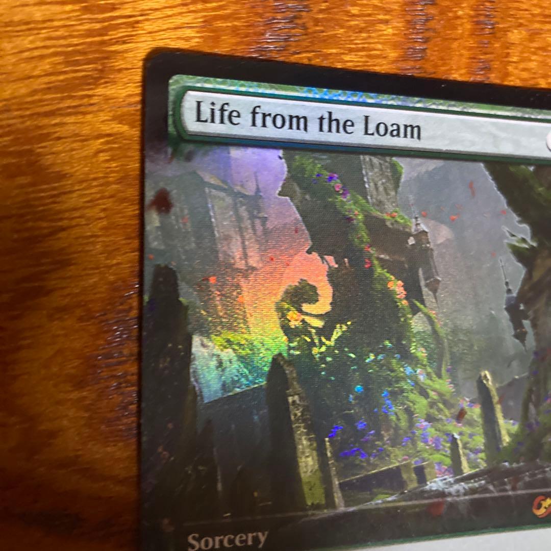 MTG 壌土からの生命　英語版　FOILトッパー