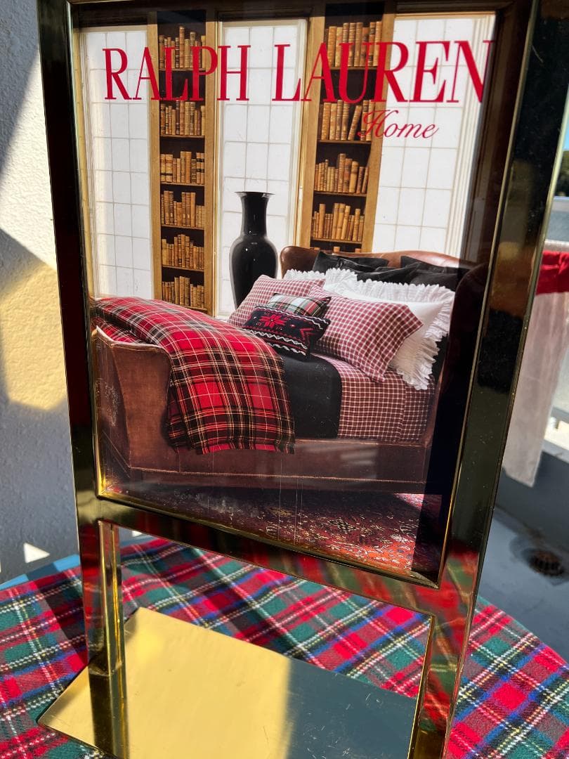新品未使用 RALPH LAUREN  店内展示看板 高55横32幅15