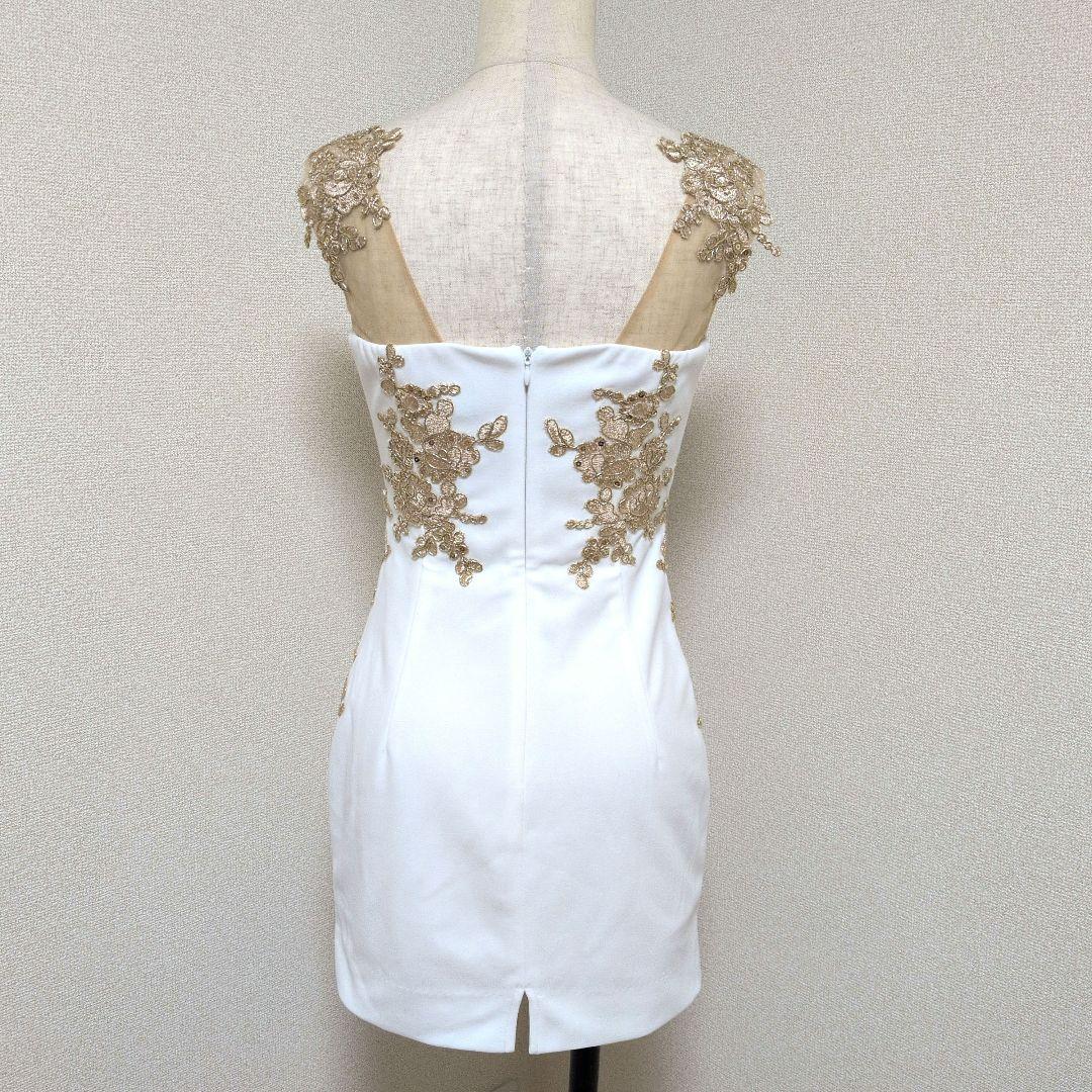 IRMA イルマ　ビジュー　シアーレース キャバドレス ミニドレス ワンピ