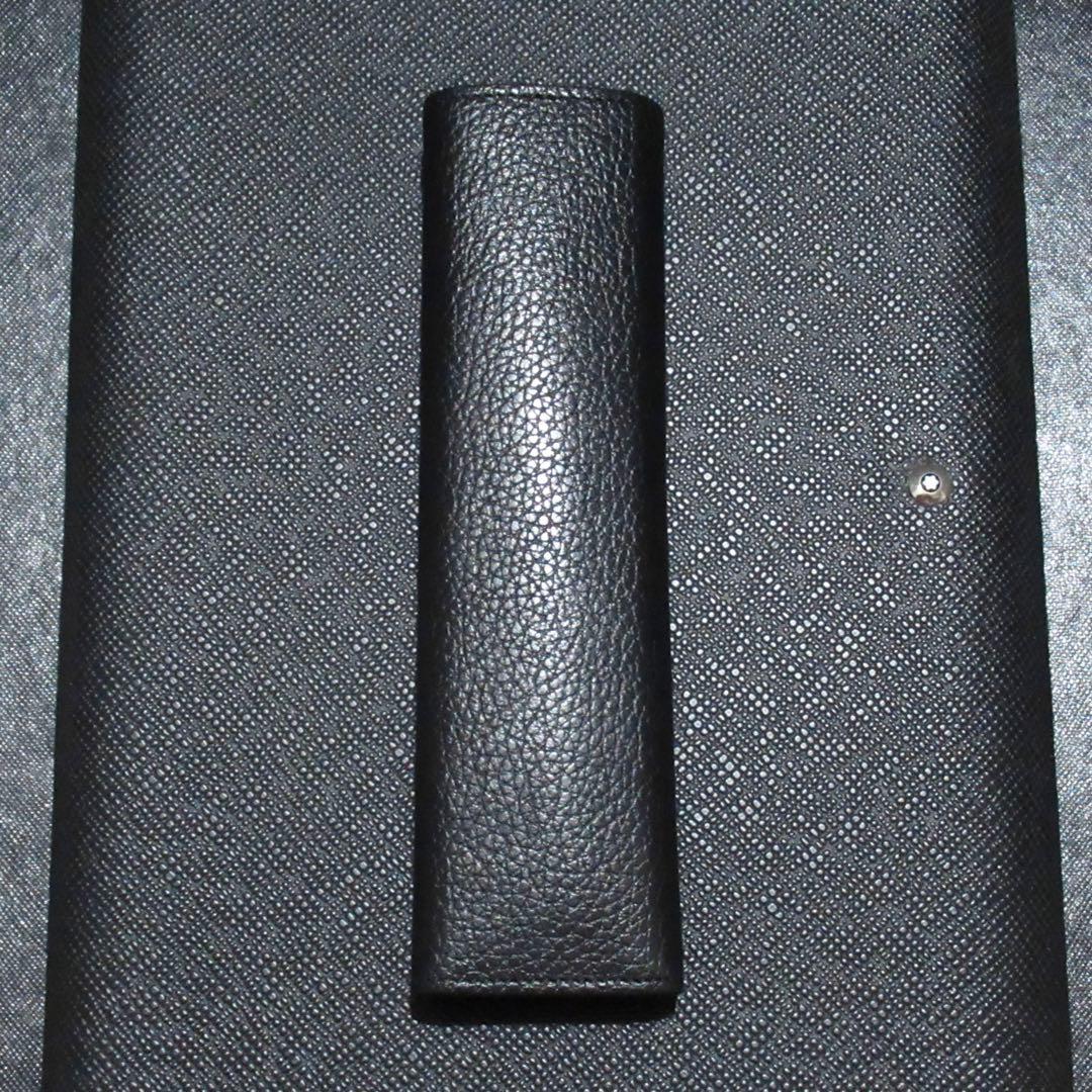 モンブラン ペンケース ペンポーチ ソフトグレイン 1本用 126264