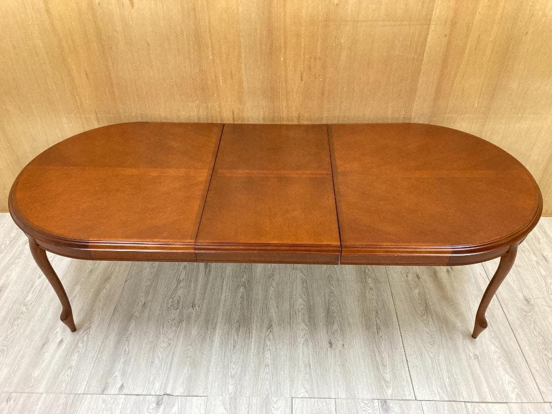 【マルニ】伸長式　ダイニングテーブル　エクステンション　大型180-238cm