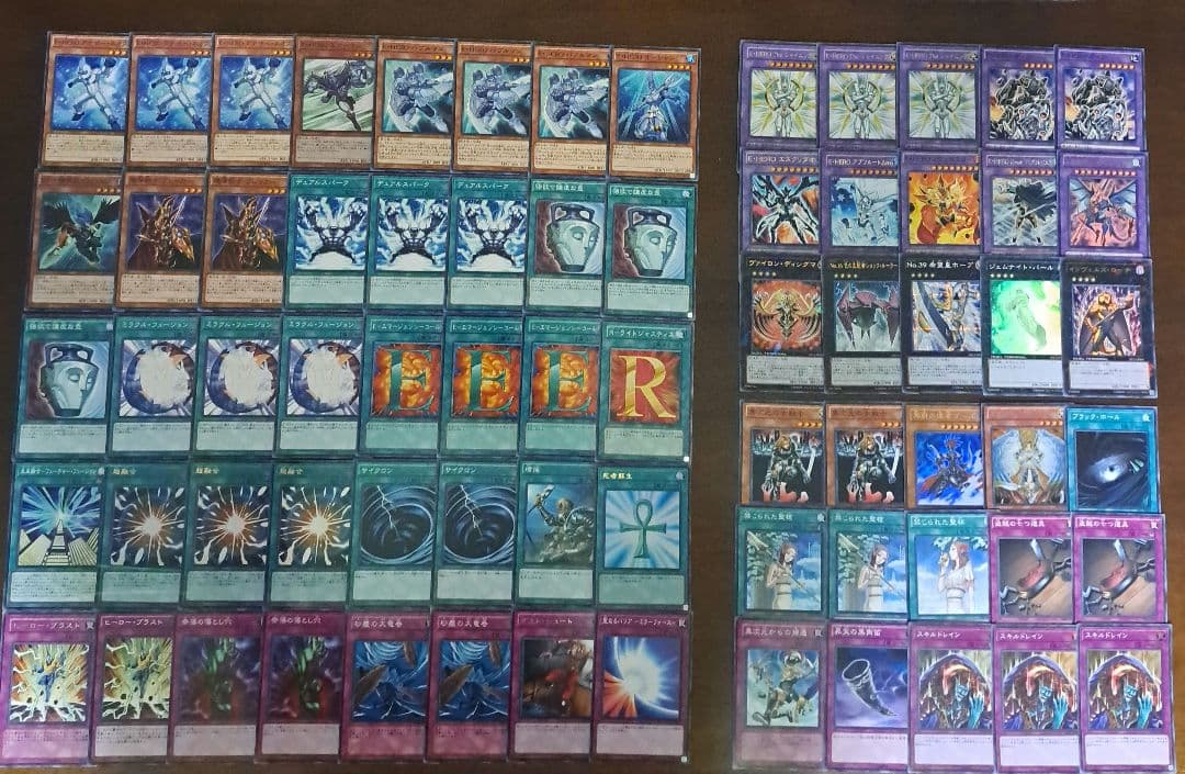 遊戯王　ゲートボール　1103環境デッキ　ピュアHERO　黒スリーブ付　構築済み