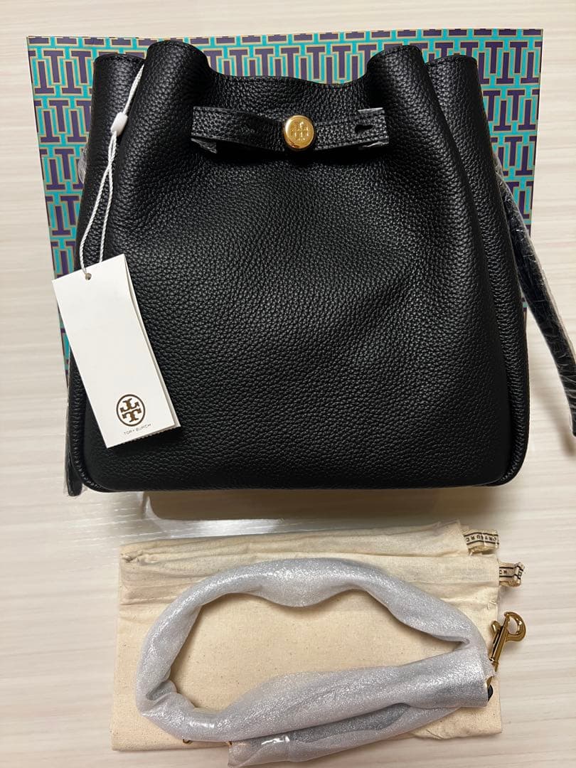 【新品】トリーバーチROMY BUCKET BAG 黒