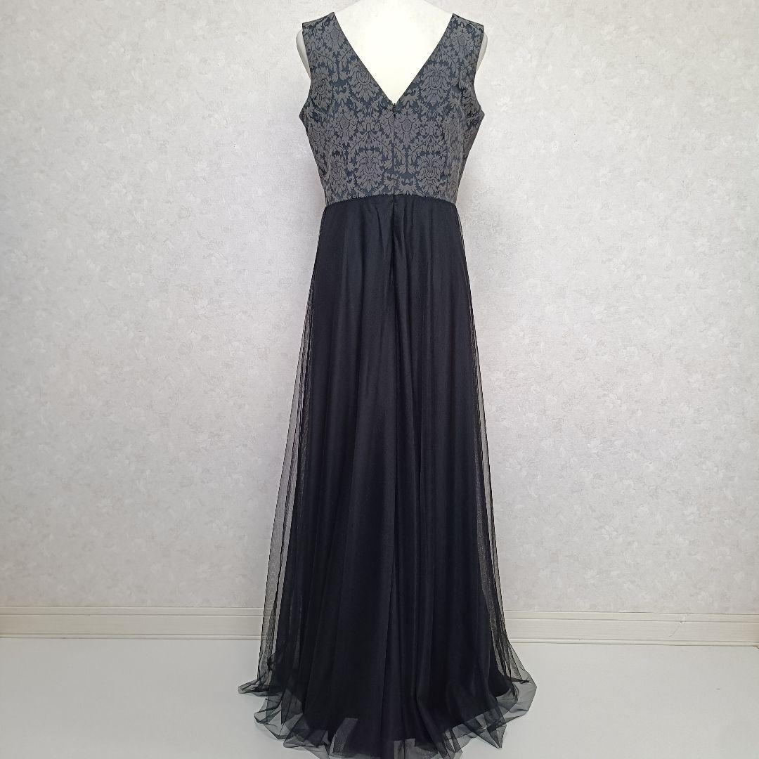 【未使用】アールズガウン ロングドレス＆ボレロ マザーズドレス 結婚式 黒 XL