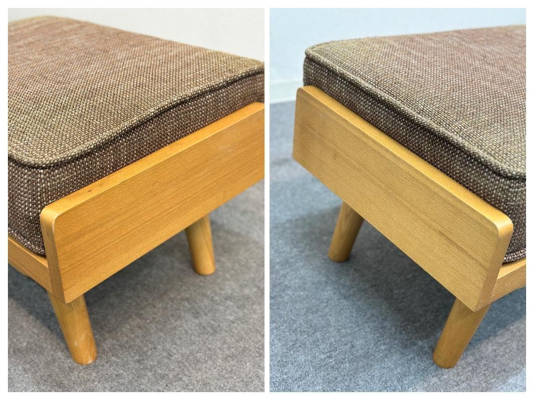 人気アイテム■ウニコ■アルベロ　2Pソファ＋オットマン　北欧ヴィンテージスタイル