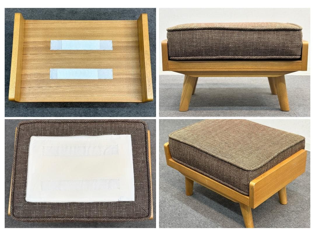 人気アイテム■ウニコ■アルベロ　2Pソファ＋オットマン　北欧ヴィンテージスタイル