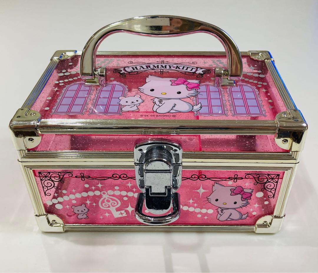 【美品】チャーミーキティ ✨️レア✨️ バニティケース 2005 レア ピンク ラメ