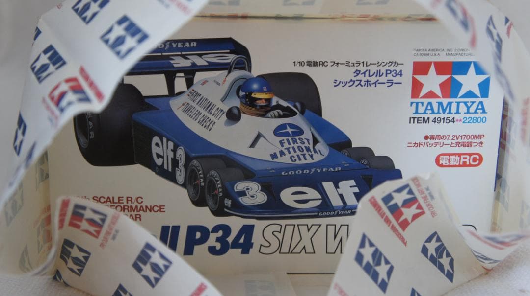 タミヤ／TAMIYA　タイレル P34 1977 モナコ GP　電動1/10RC