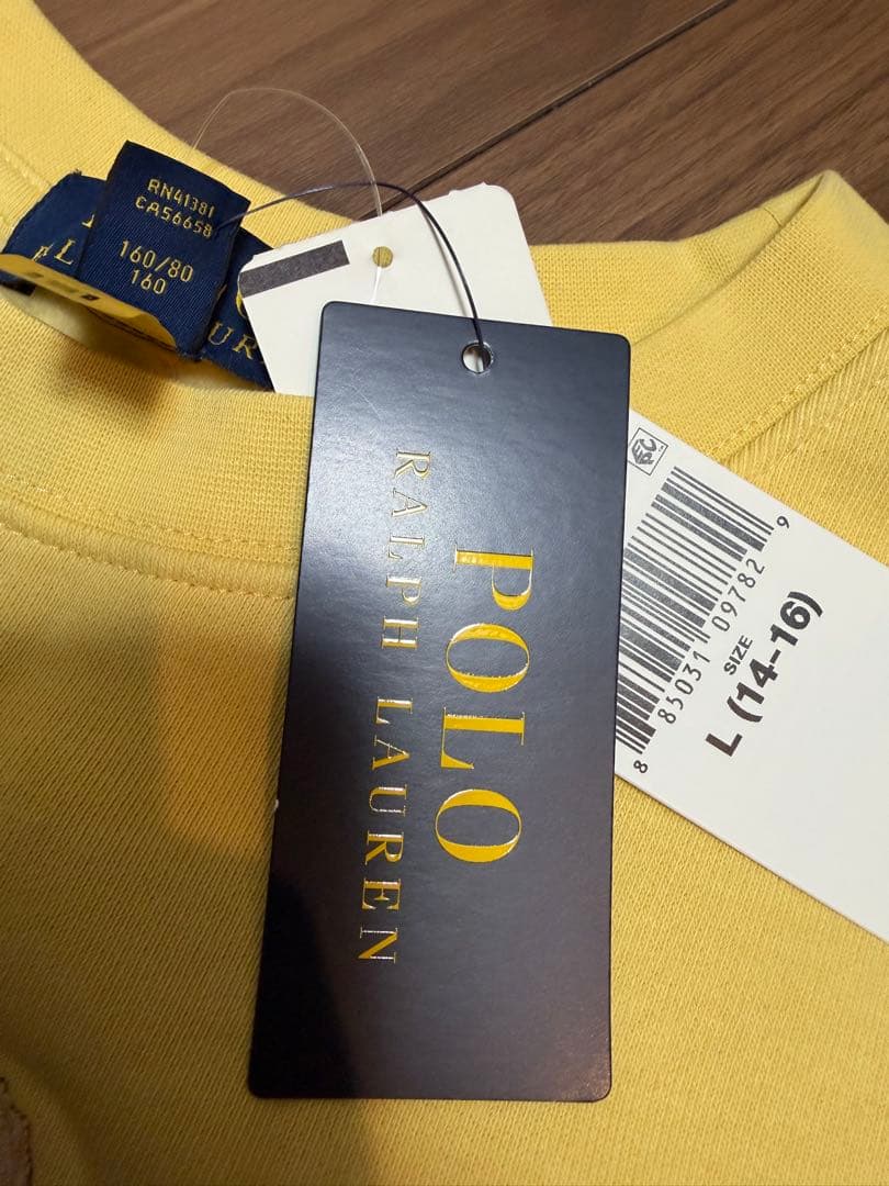 ポロベア トレーナー 裏起毛　新品未使用　160サイズ ラルフローレン